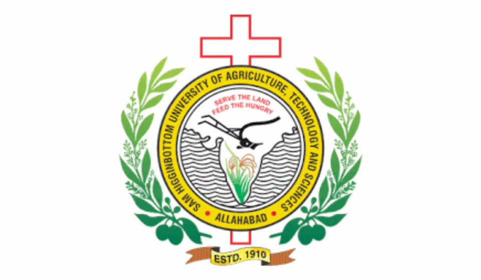 Sam Higginbottom University of Agriculture, Technology & Sciences (SHUATS) is a leading agri university known for innovation and rural impact. SHUATS logo